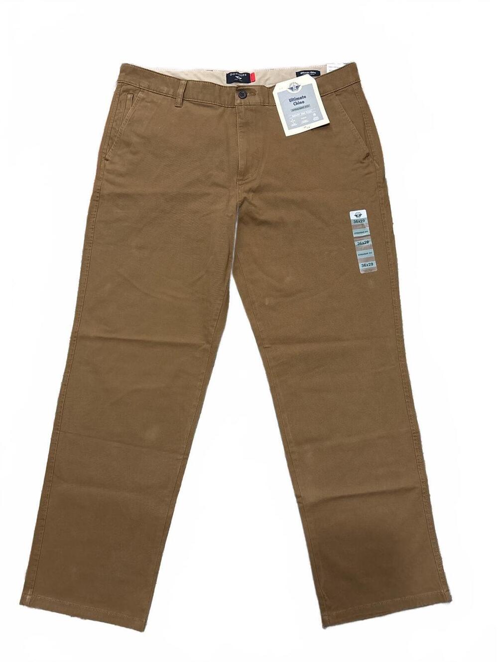 Dockers Ultimate Chino Straight Fit Pants 36x29 Smart 360 Flex